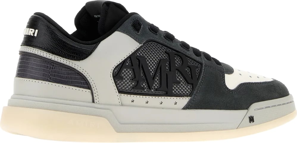 Amiri Two-tone leather and fabric Classic Low sneakers