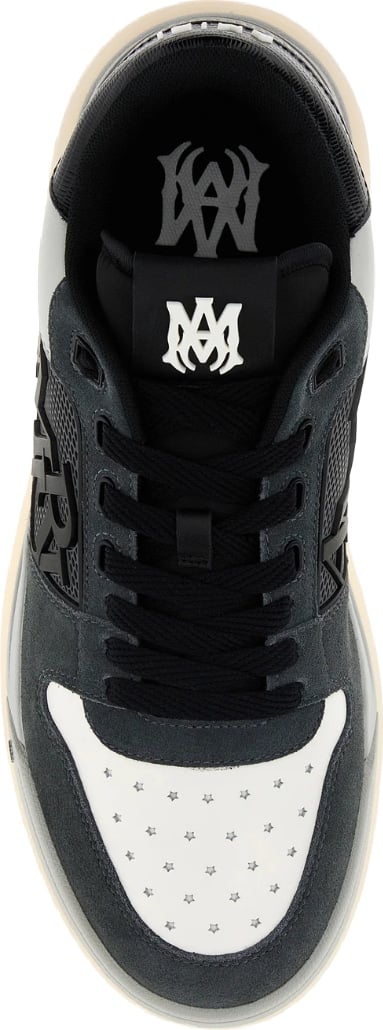 Amiri Two-tone leather and fabric Classic Low sneakers