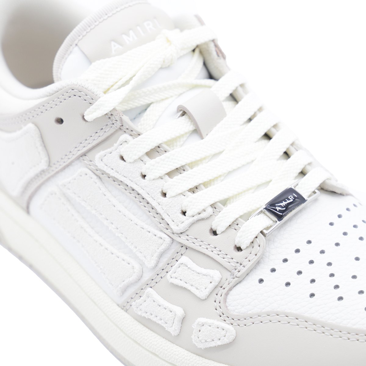 White Leather Laces Sneakers