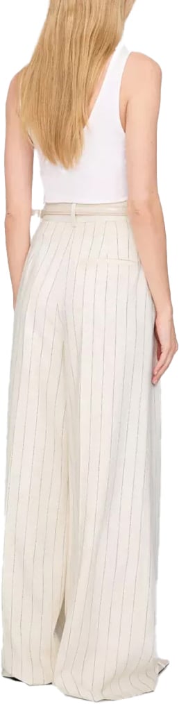 broek ecru streep