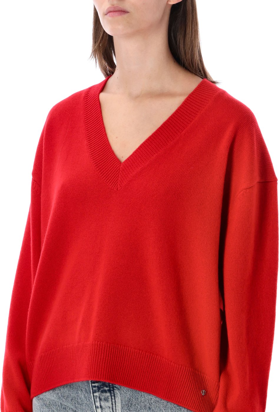 Lee Vneck Tango Red