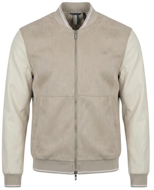 Antony Morato Beige Polyester Bomber