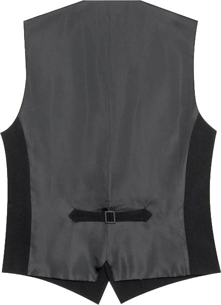 Antony Morato Black Polyester Waistcoat