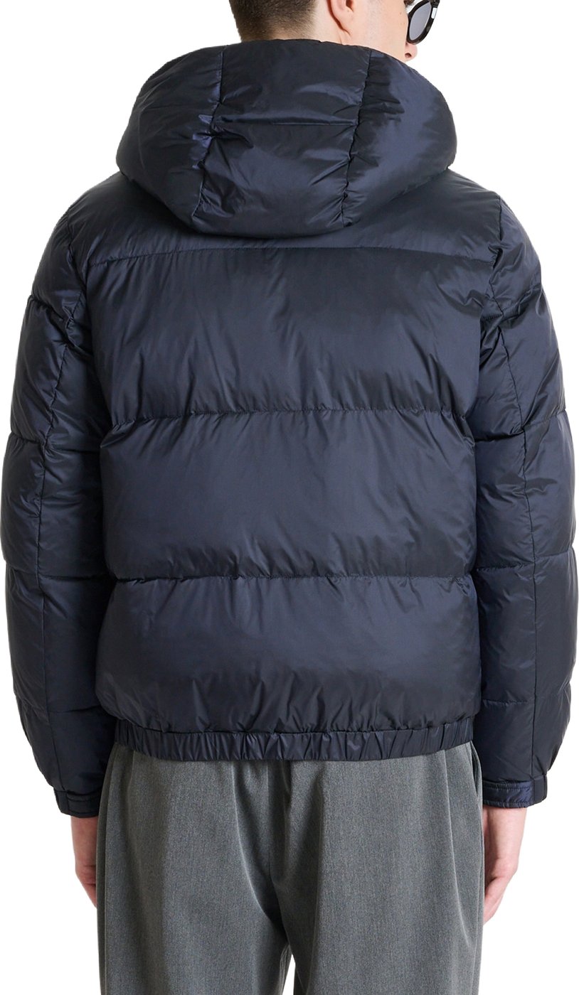 Marine relaxed-fit coat in padded shioze nylon