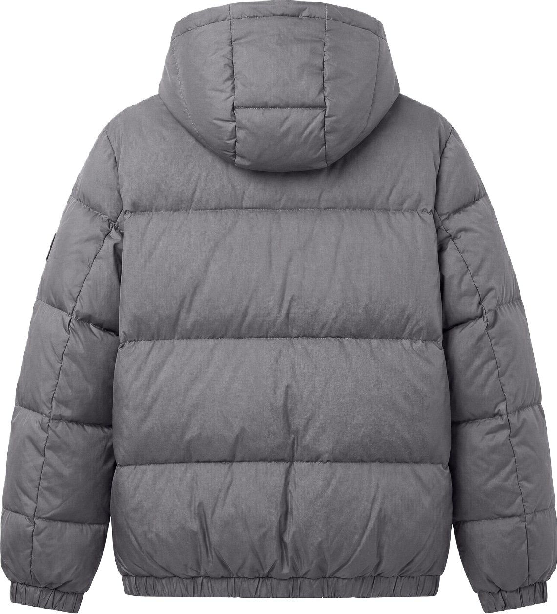 Iron relaxed-fit coat in padded shioze nylon
