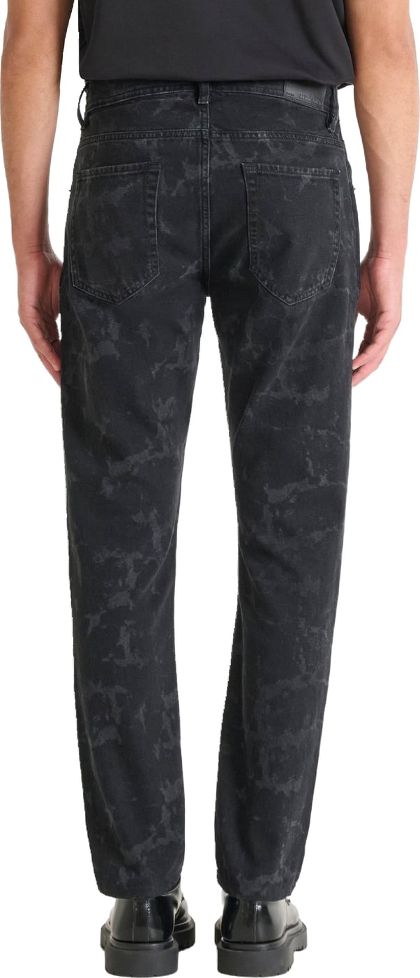 JEANS CLEVE SLIM STRAIGHT FIT IN BLACK BLACK DENIM