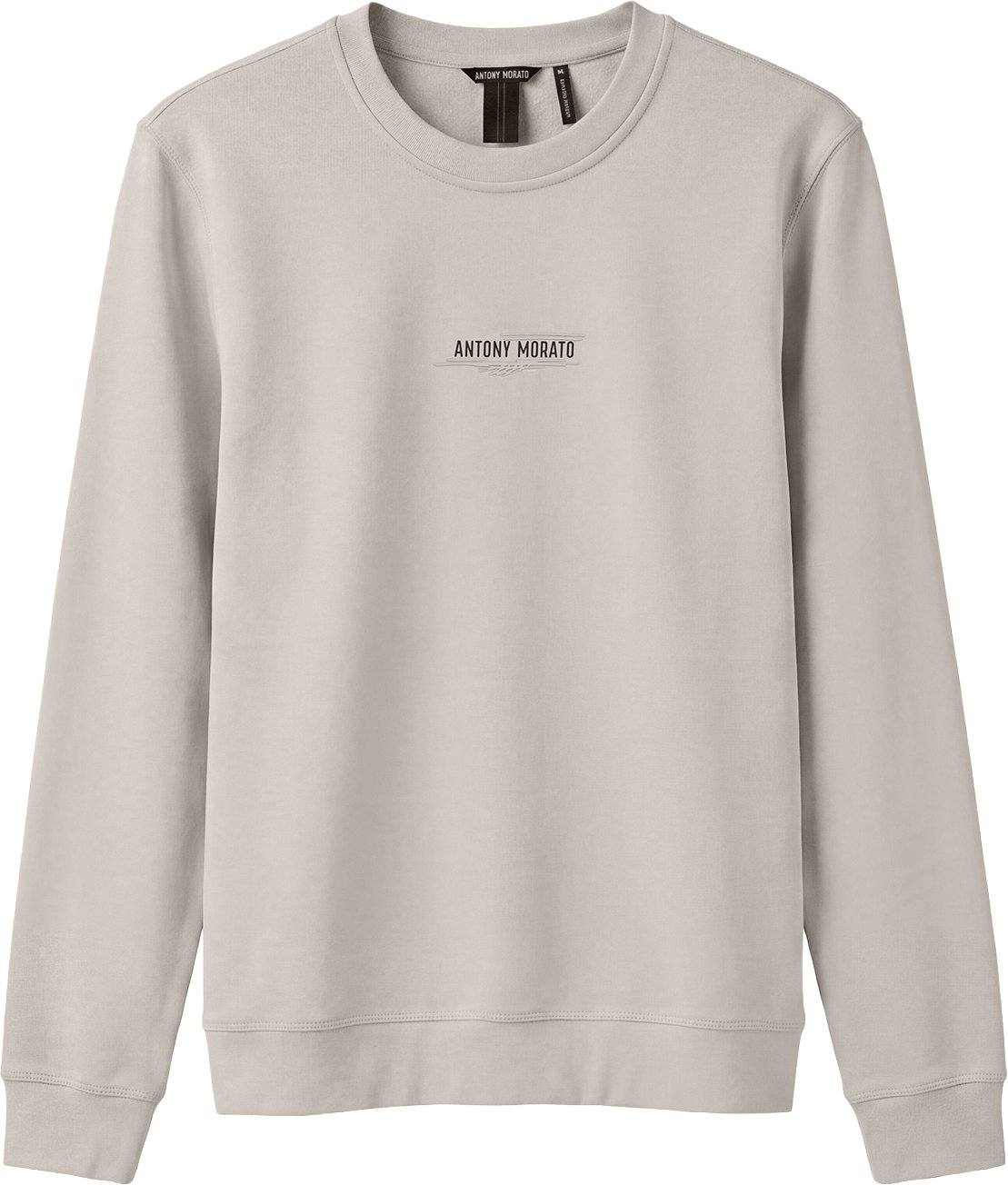 Chalk regular-fit sweatshirt in cotton blend with tiger print on back shoulder and logo