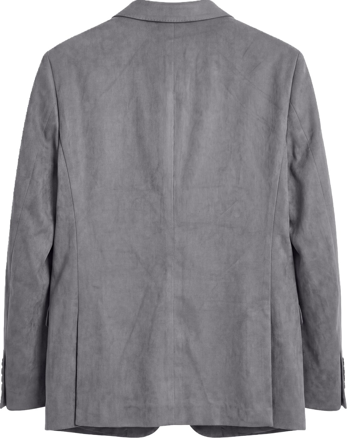 "Amira" iron slim-fit jacket in stretch knit with suede effect