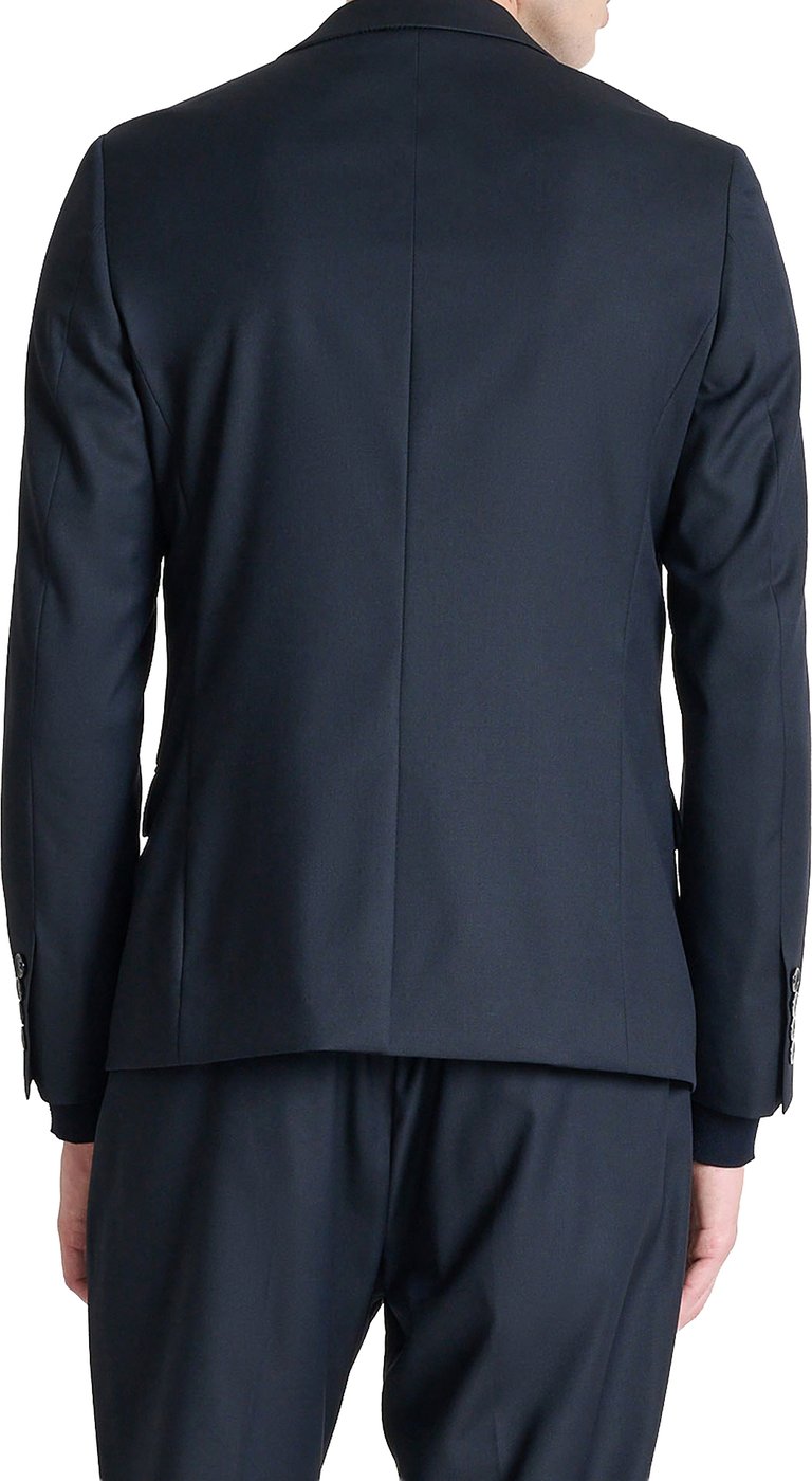 JACKET LUIS REGULAR FIT IN STRETCH TWILL VISCOSE BLEND FABRIC