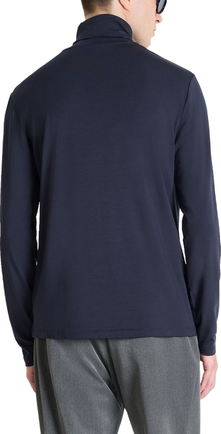Marine relaxed-fit t-shirt in lyocell jersey with print on front