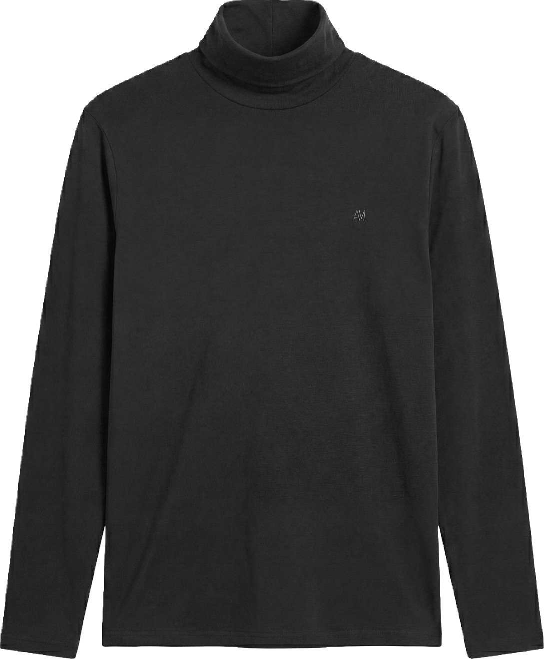 Black relaxed-fit t-shirt in lyocell jersey with print on front