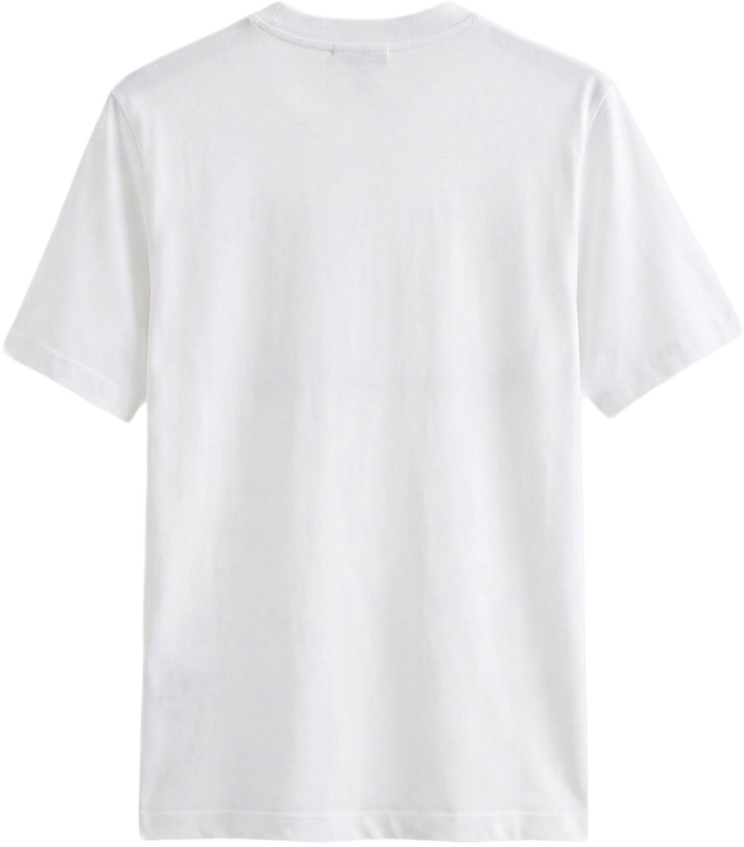 Cream relaxed-fit t-shirt in cotton jersey with "Open Mind 1" print on front