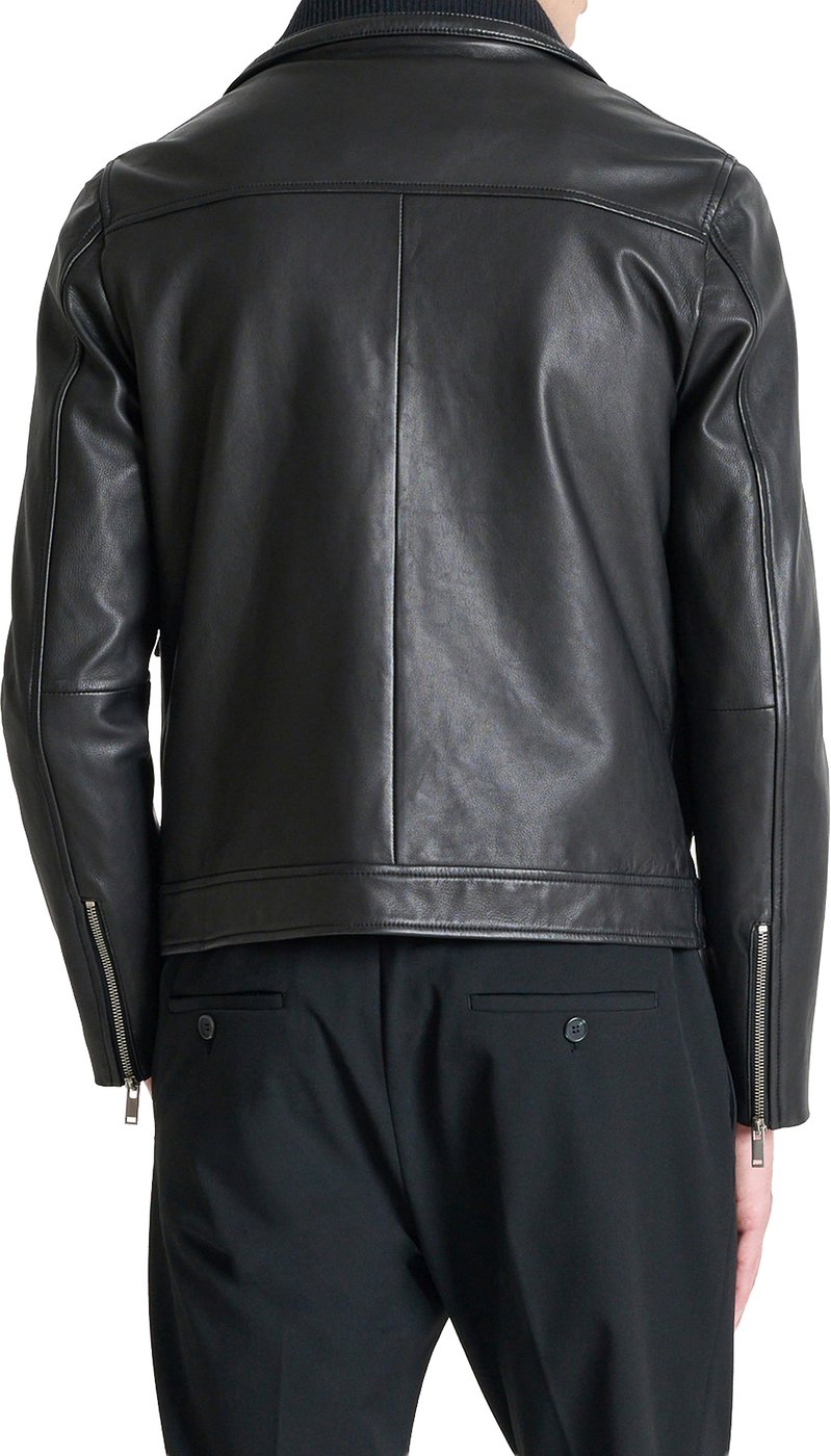 COAT BLADE SLIM FIT IN REAL LEATHER