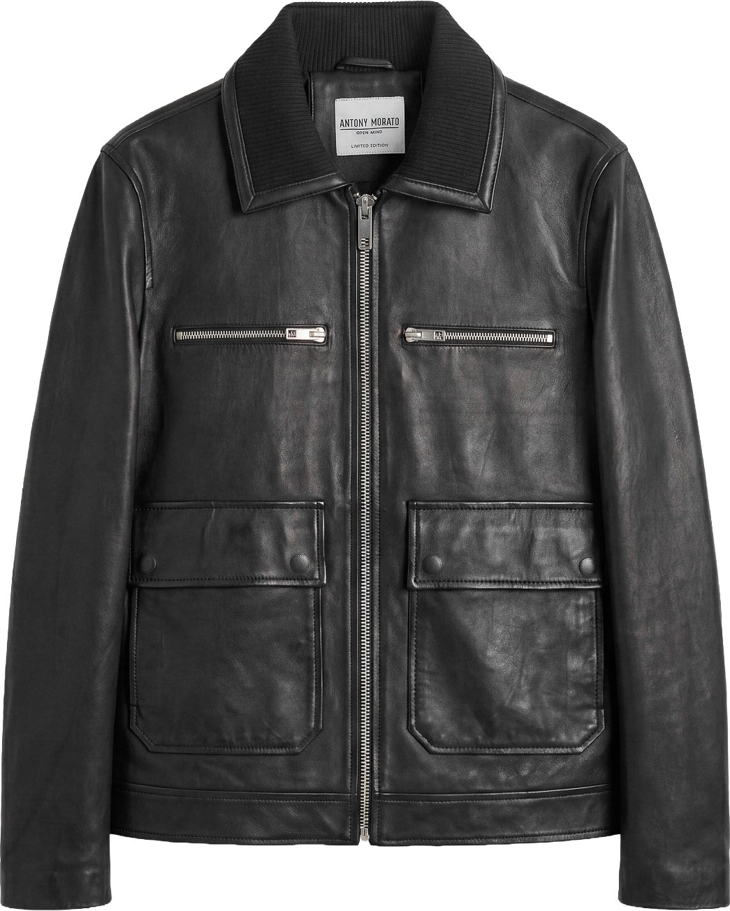 COAT BLADE SLIM FIT IN REAL LEATHER