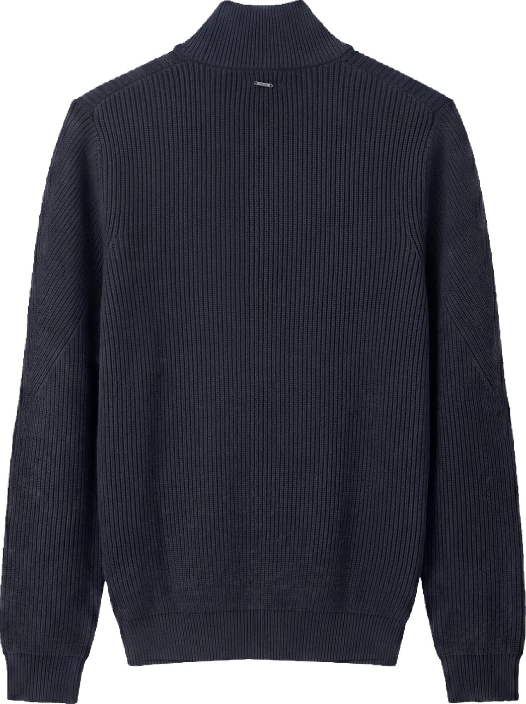 Marine relaxed-fit zip turtleneck sweater in techno wool blend