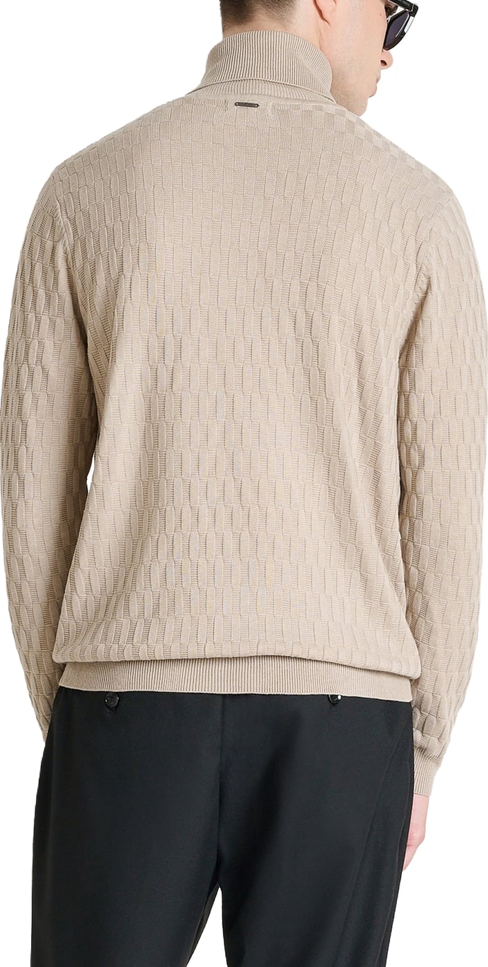 Chalk regular-fit sweater in merino wool blend