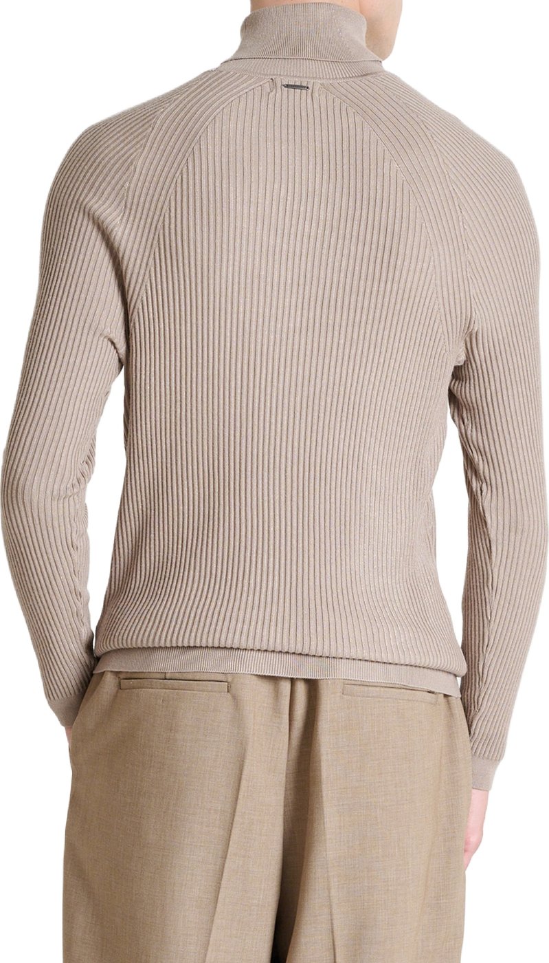 Grit super-slim-fit long-sleeve turtleneck sweater in viscose