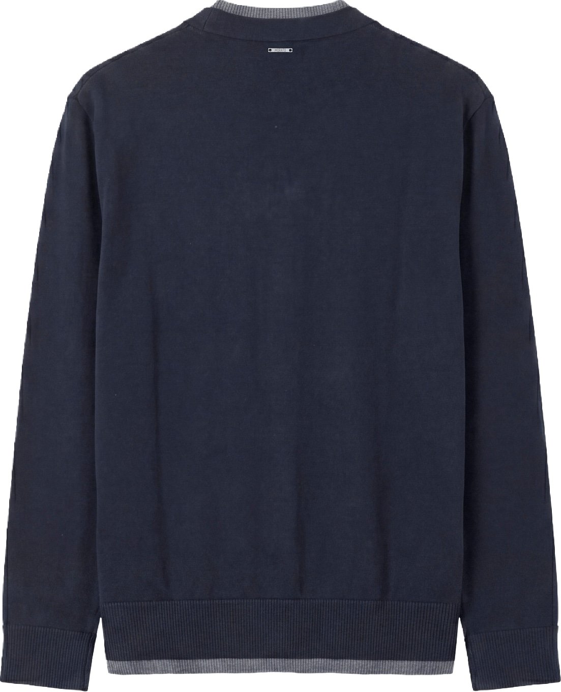Marine relaxed-fit buttoned cardigan in techno merino wool blend