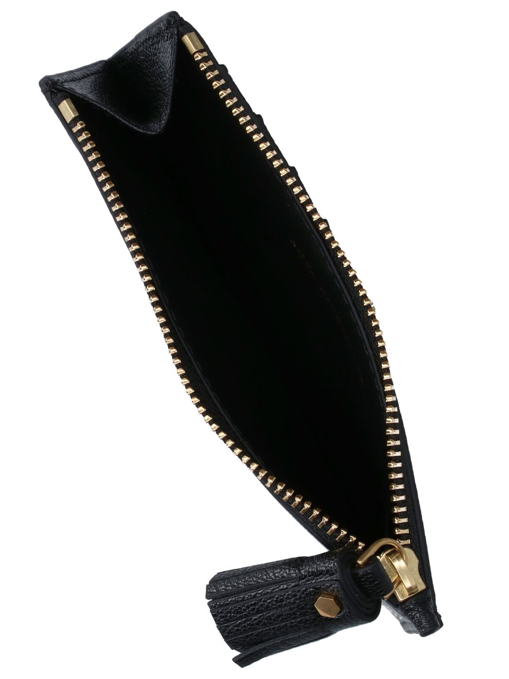 Black Eyes Zip Leather Card Case