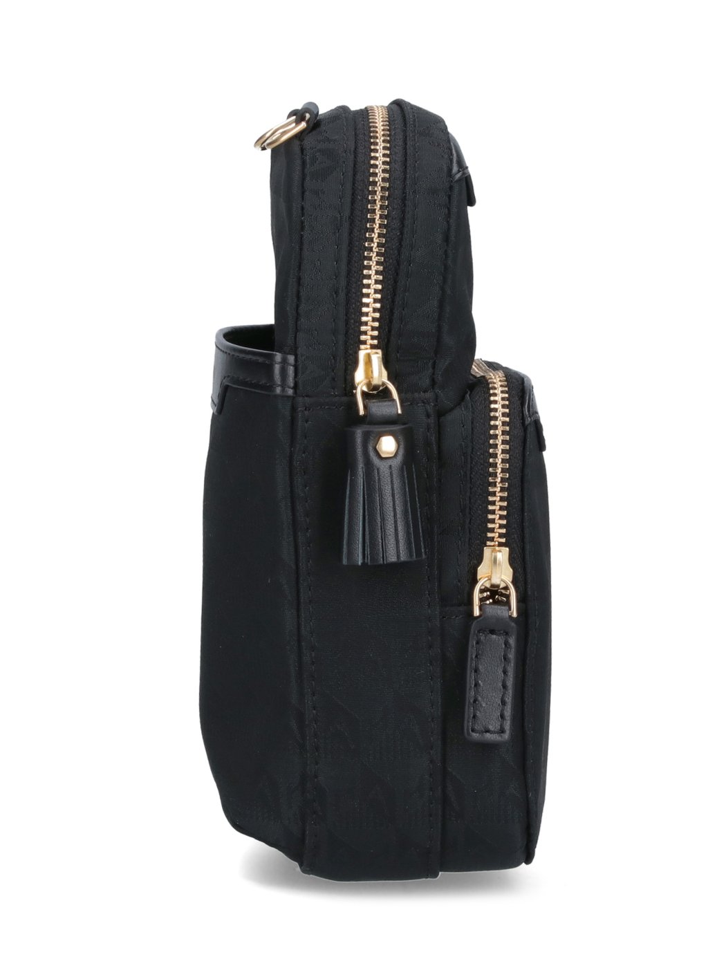 Black Logo Essentials Nylon Shoulder Bag