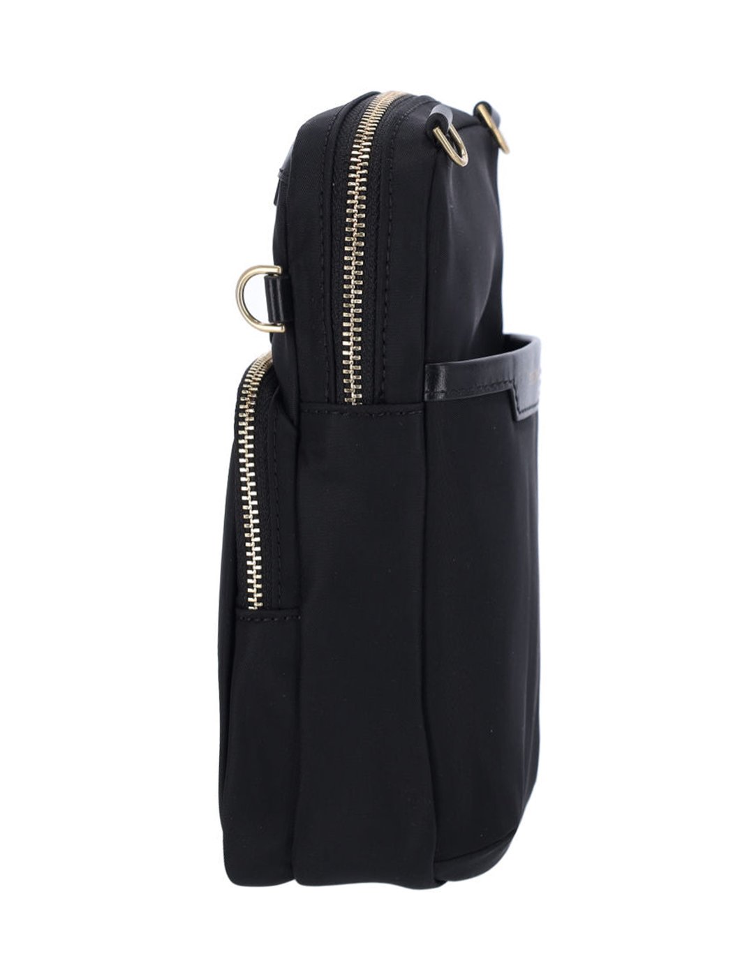 Black Logo Essentials Nylon Shoulder Bag