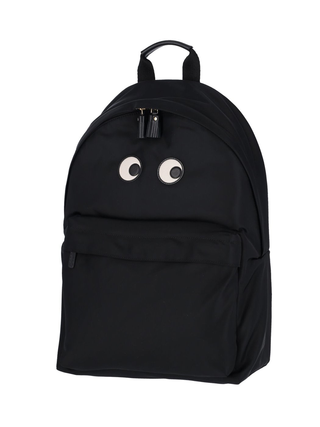 Black Eyes Nylon Double Zip Backpack