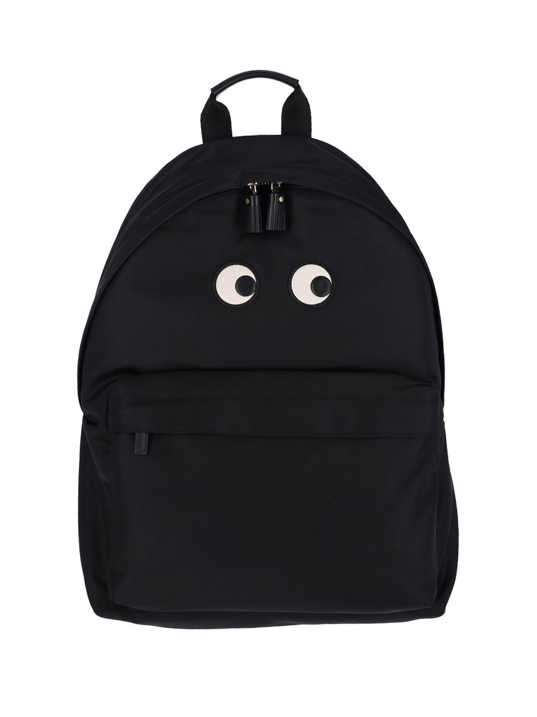 Black Eyes Nylon Double Zip Backpack
