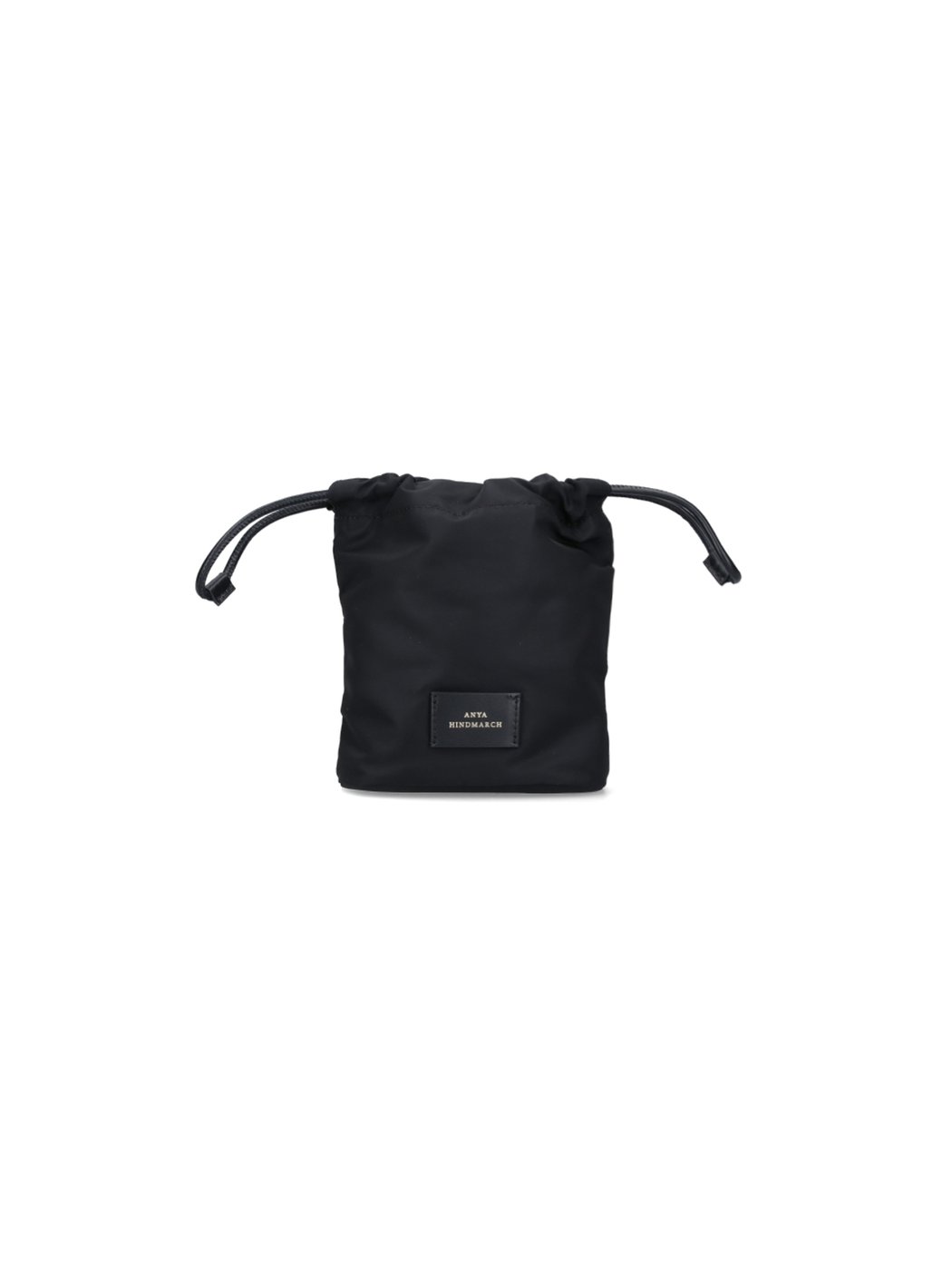 Black Eyes Econyl Drawstring Bucket Pouch