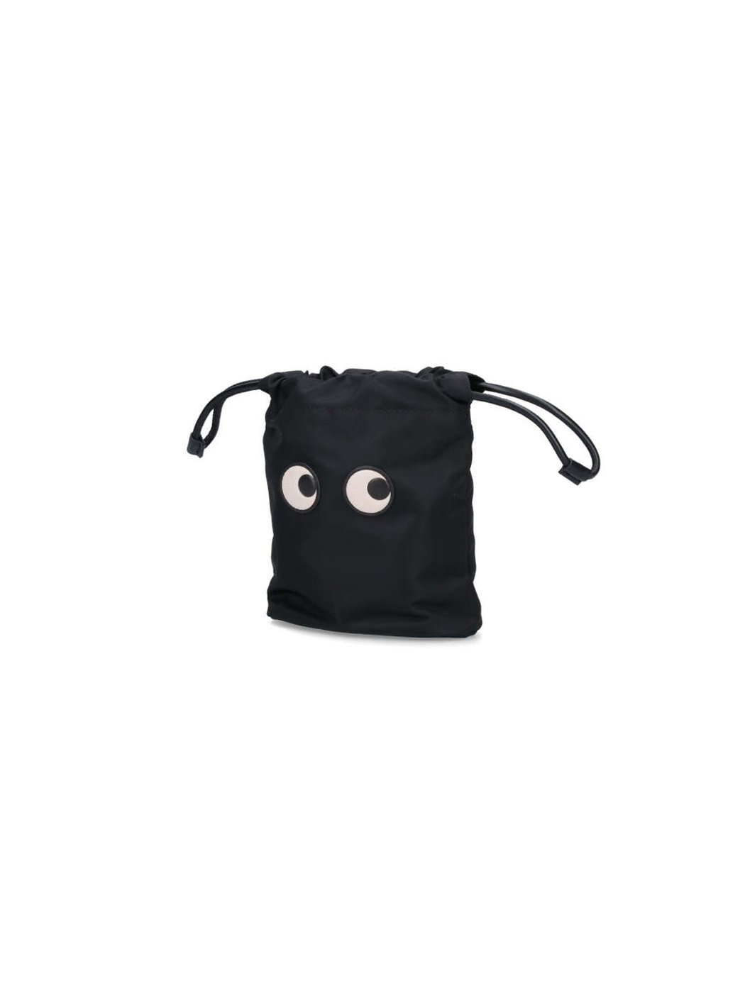 Black Eyes Econyl Drawstring Bucket Pouch