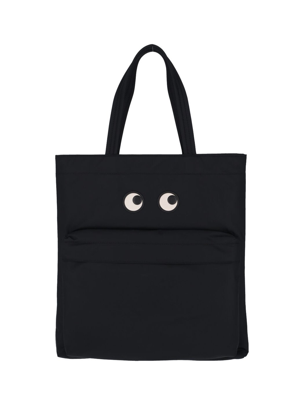 Black Eyes Nylon Zip Tote Bag