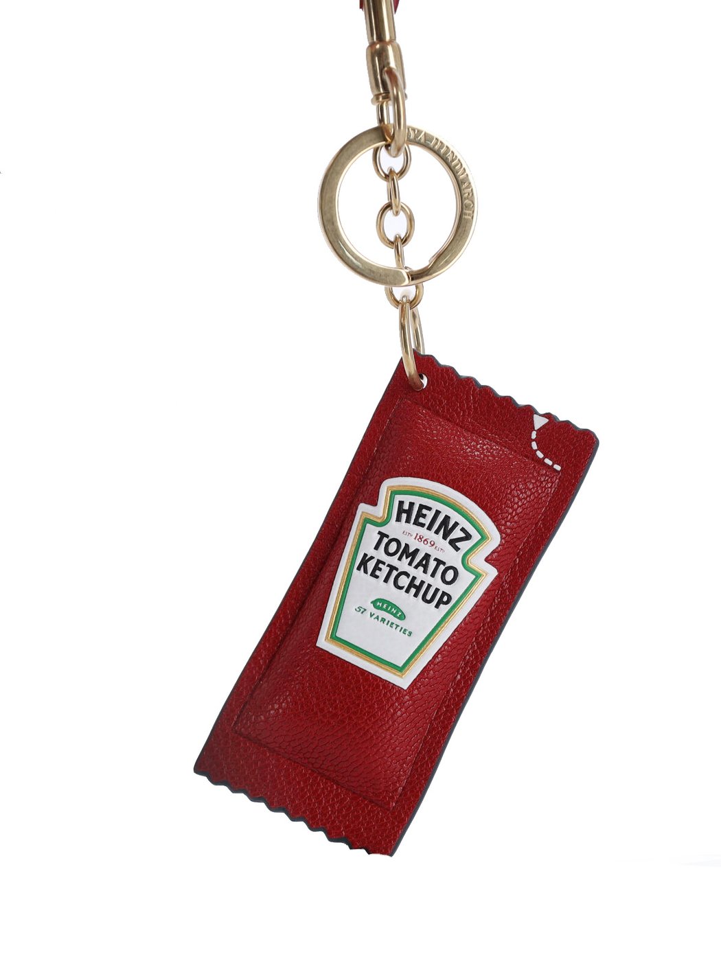 Heinz Ketchup Gold-Tone Keychain
