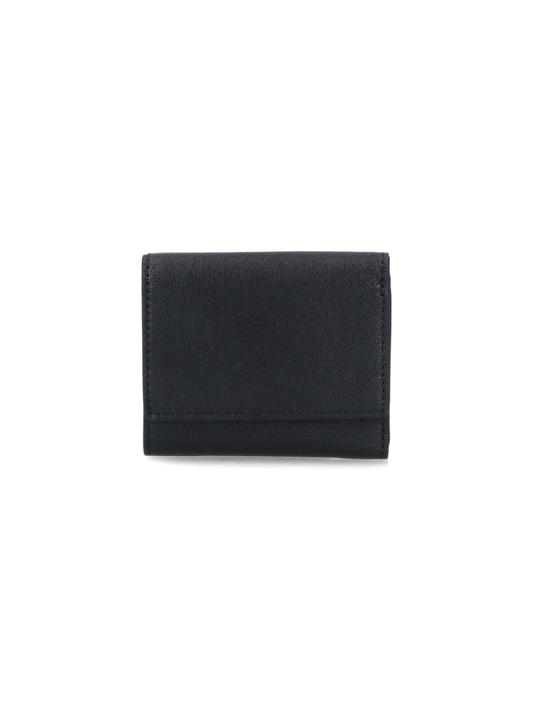 Black Eyes Goat Leather Trifold Wallet