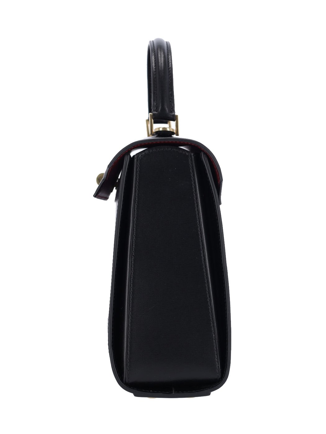 Black Mortimer Calf Leather Handbag