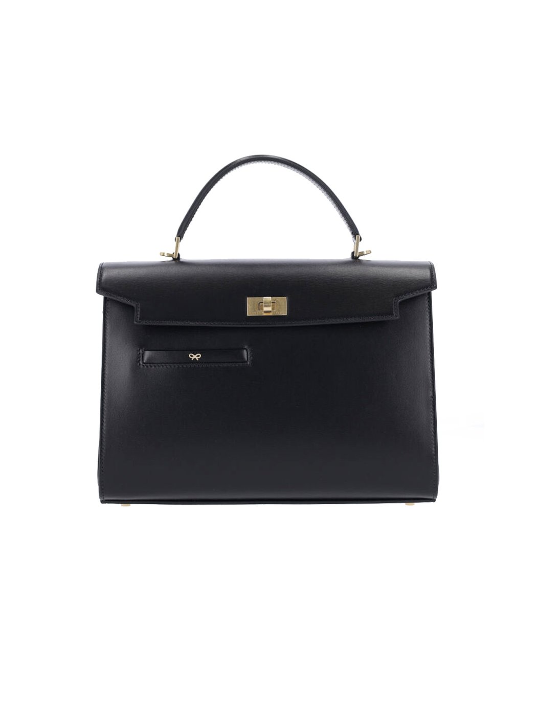 Black Mortimer Calf Leather Handbag