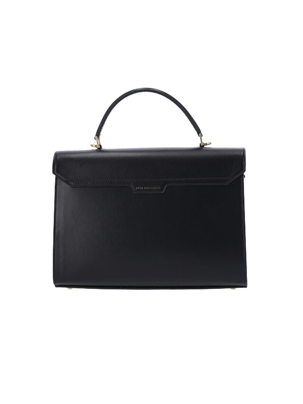 Black Mortimer Calf Leather Handbag
