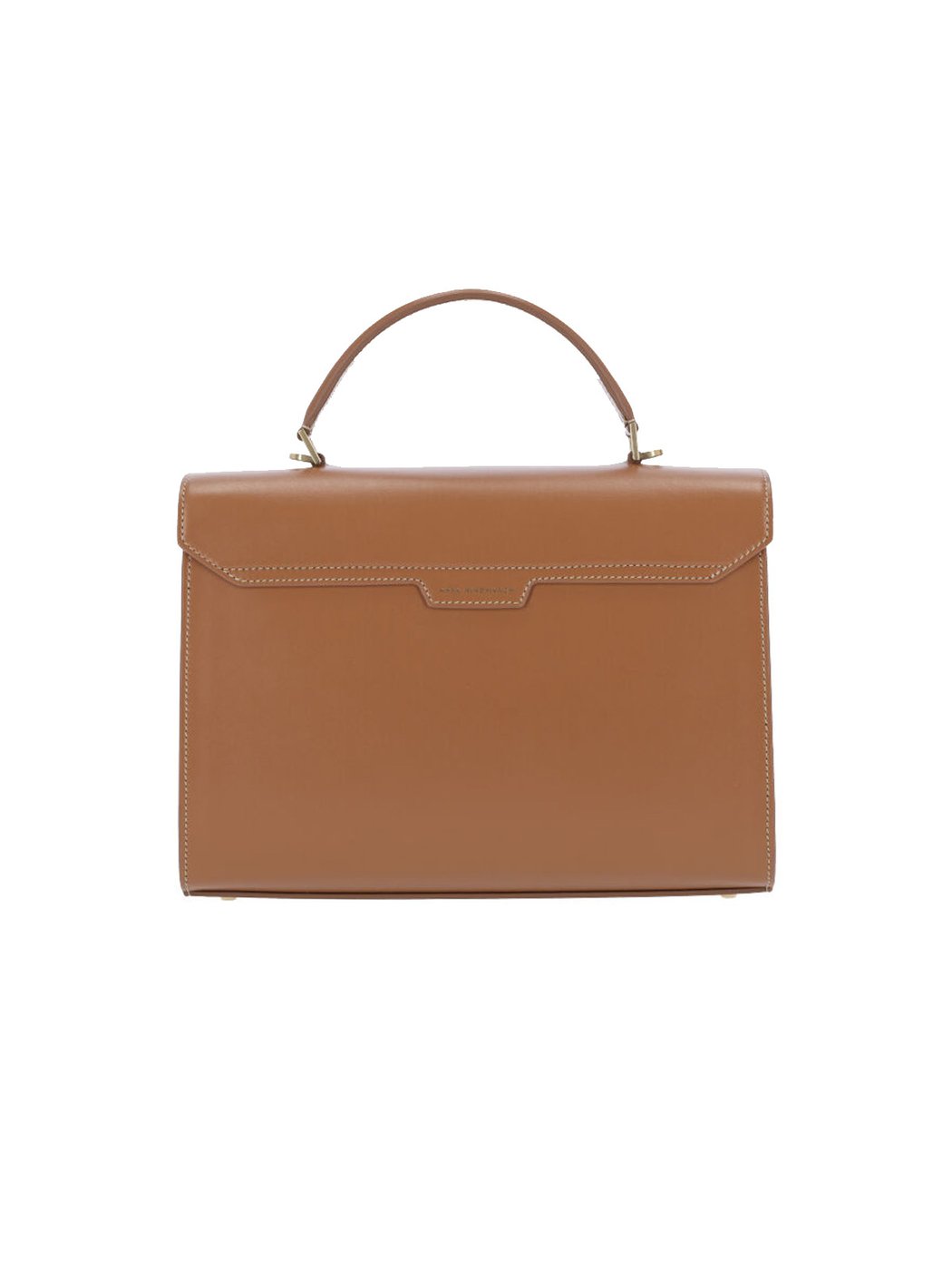 Brown Mortimer Flap Leather Handbag