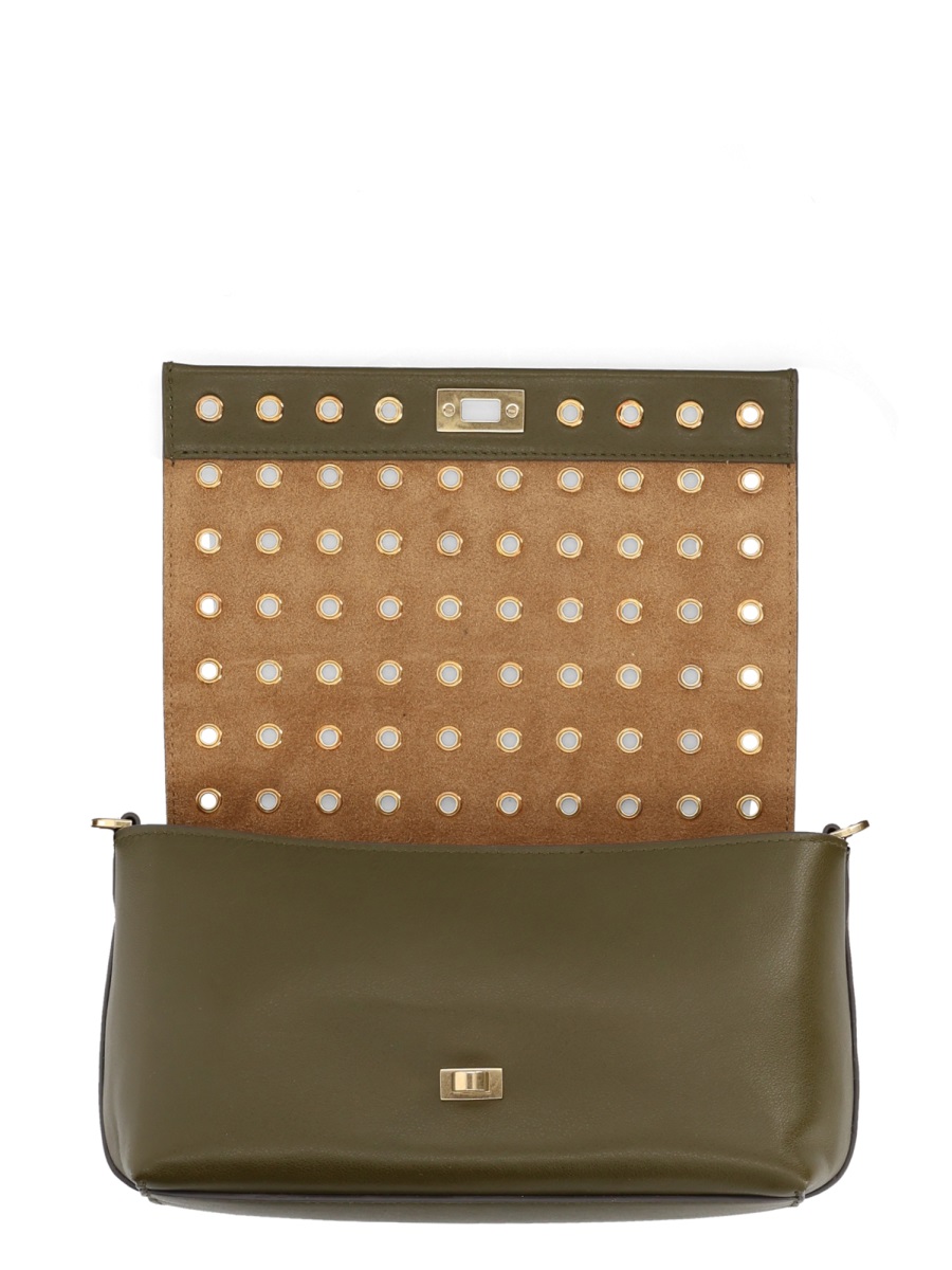 Olive Cow Leather Mortimer Shoulder Bag