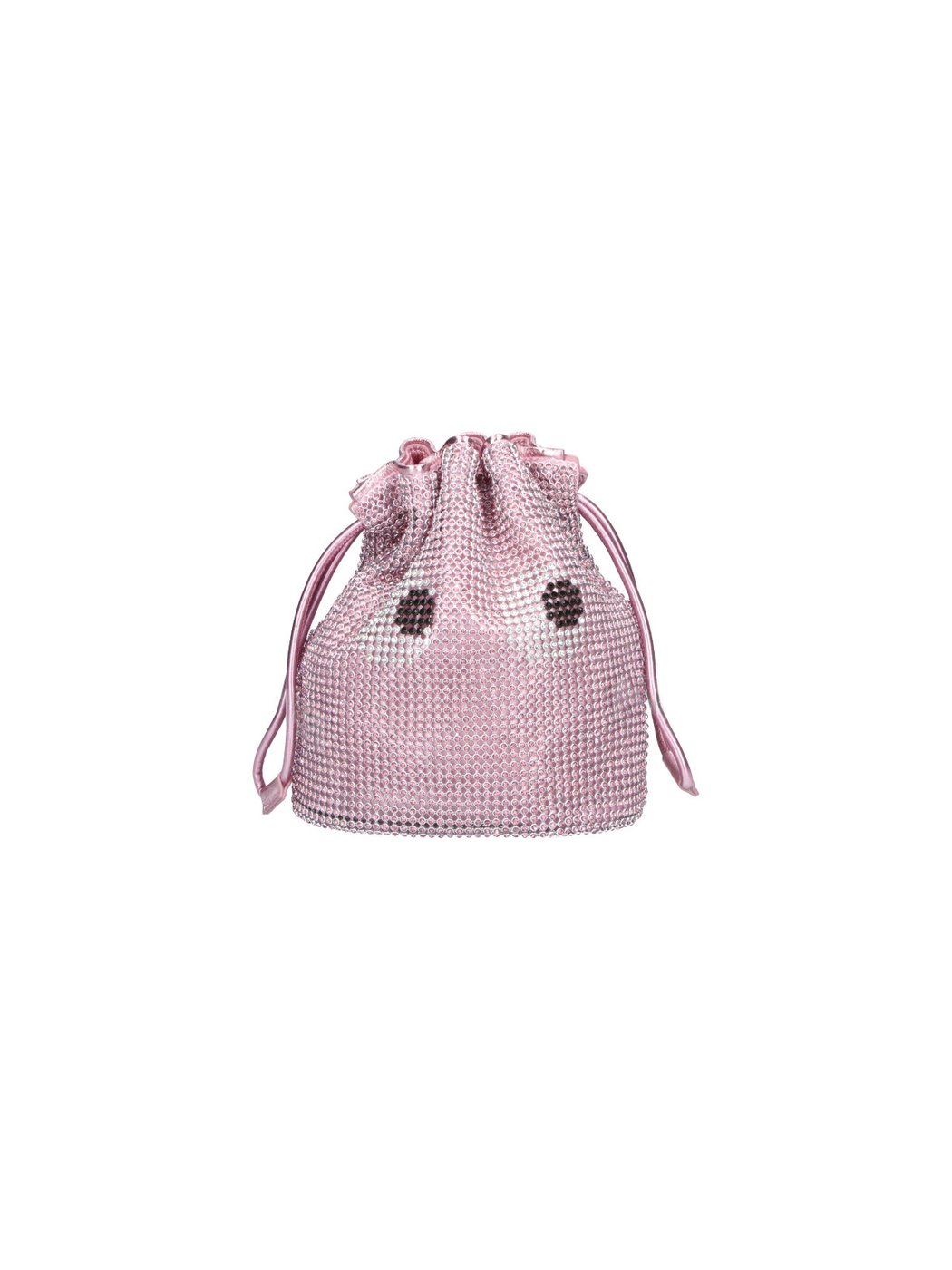 Pink Eyes Leather Clutch