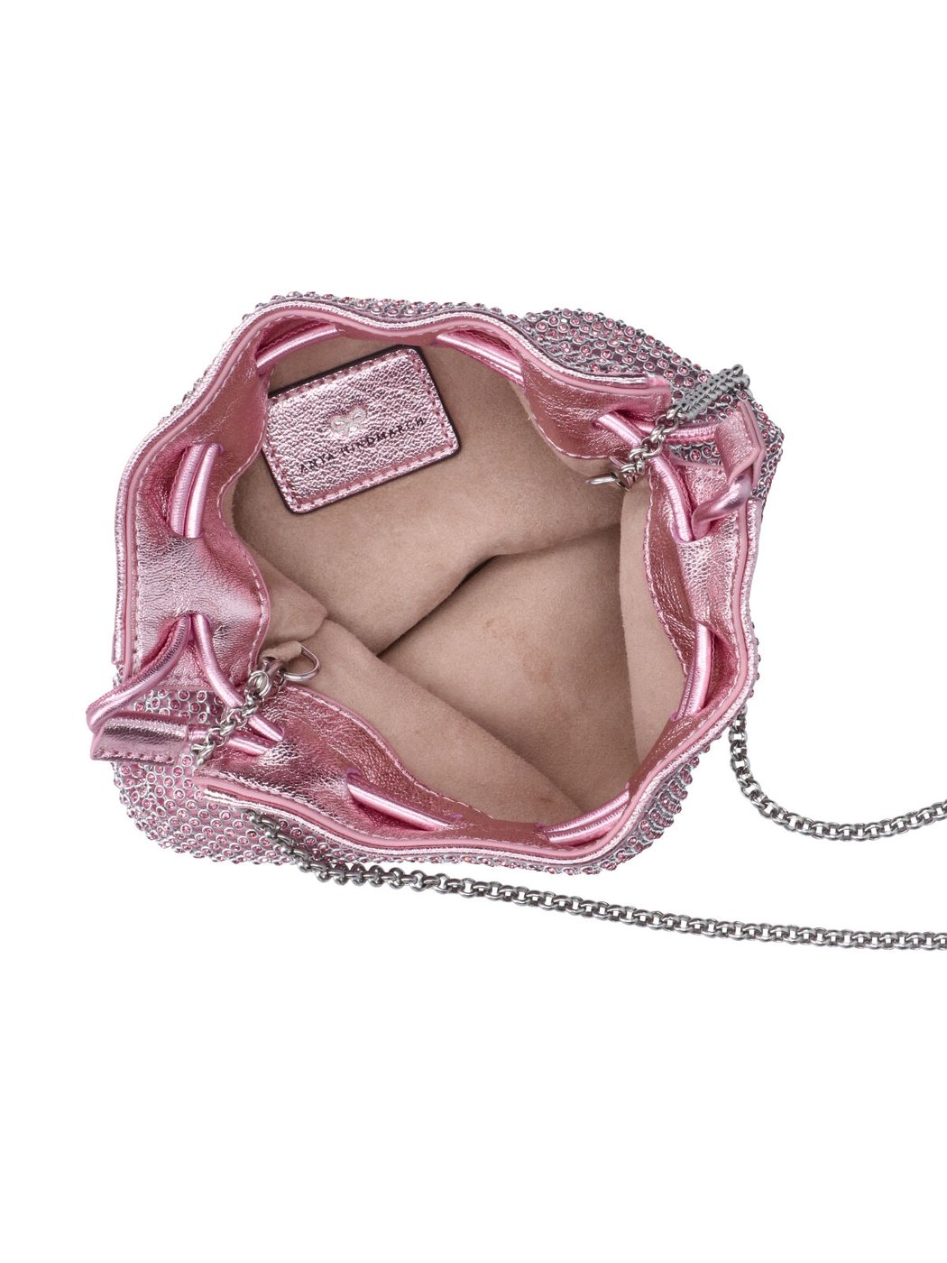 Pink Eyes Leather Clutch