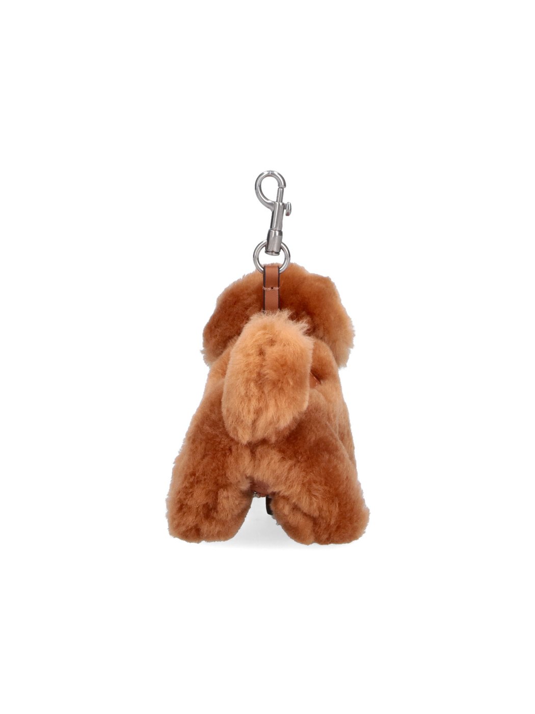 Plush Dog-Shaped Keychain with Detailed Features