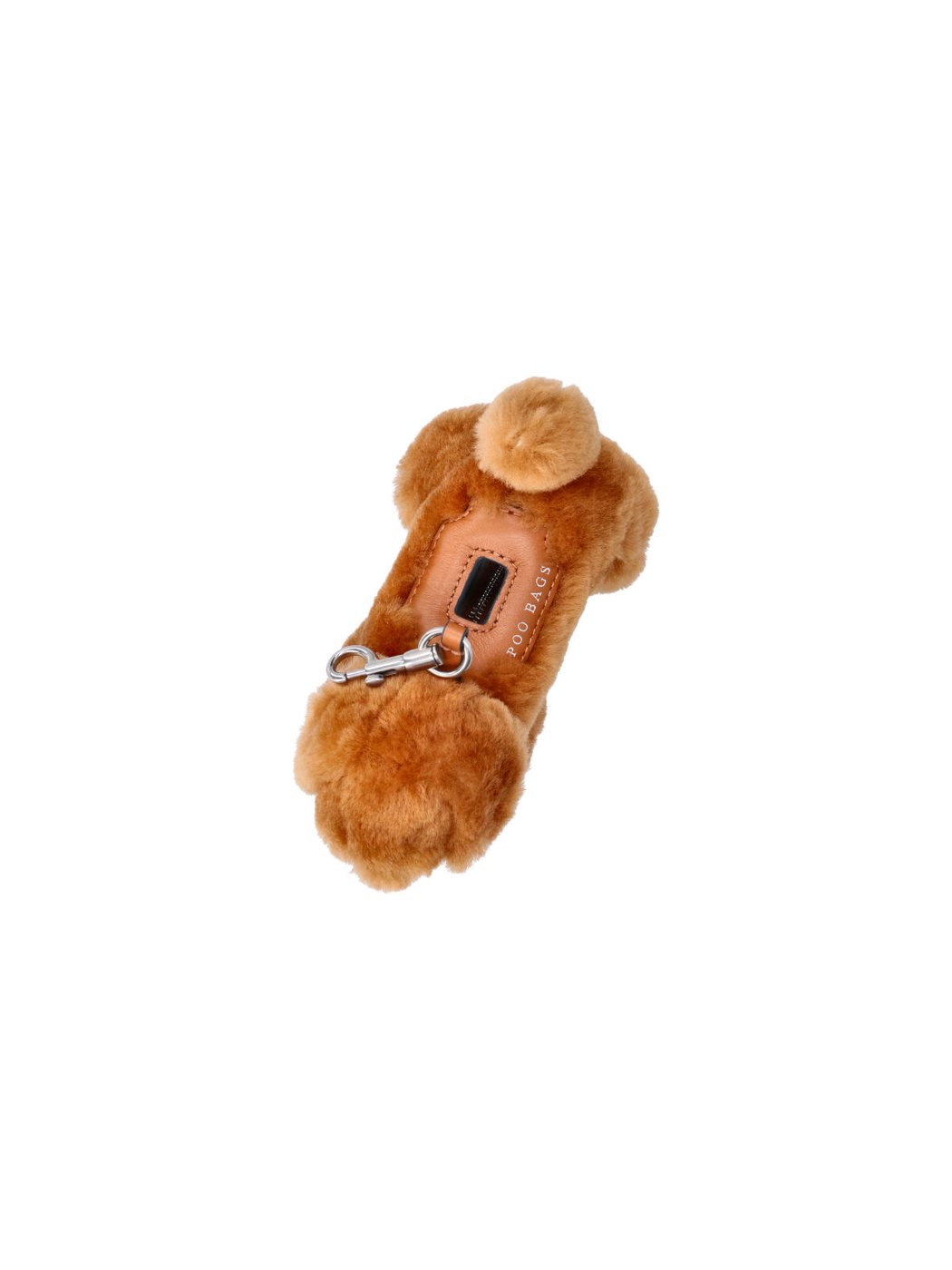Plush Dog-Shaped Keychain with Detailed Features