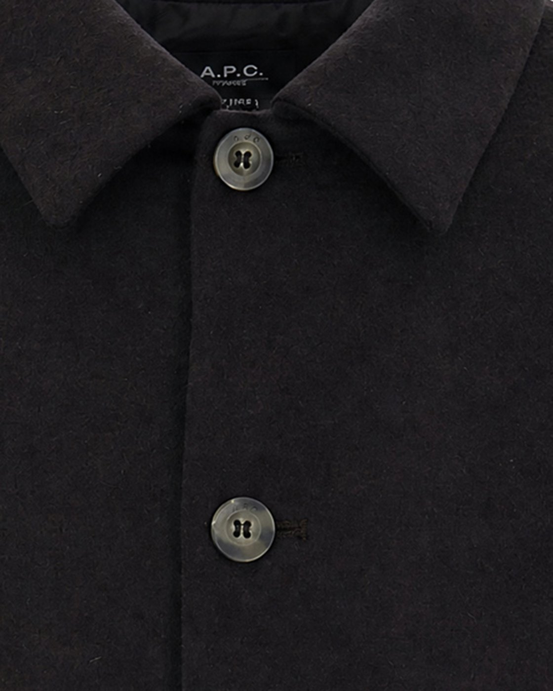 A.P.C. Shirts Cae Dark Brown