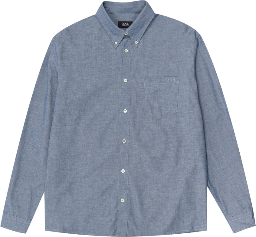 hemd blauw