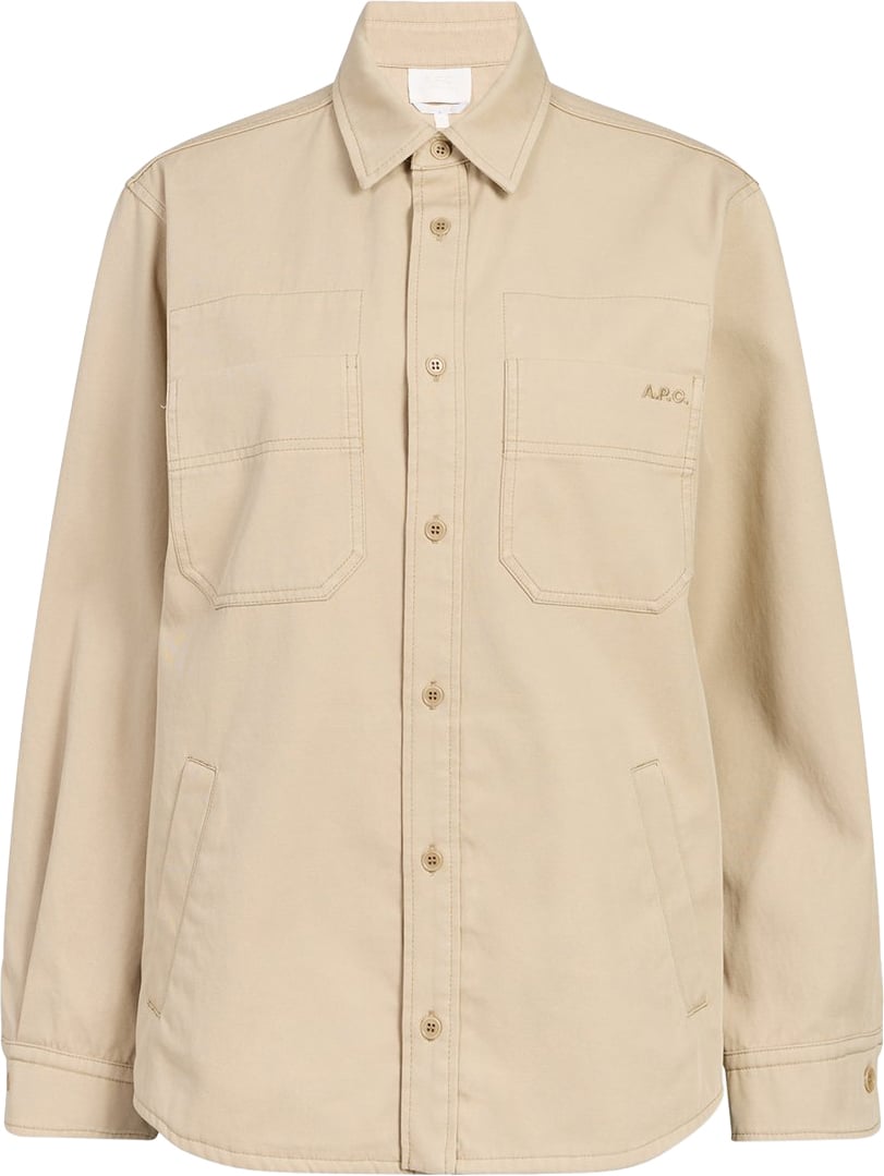 shirtjacket beige