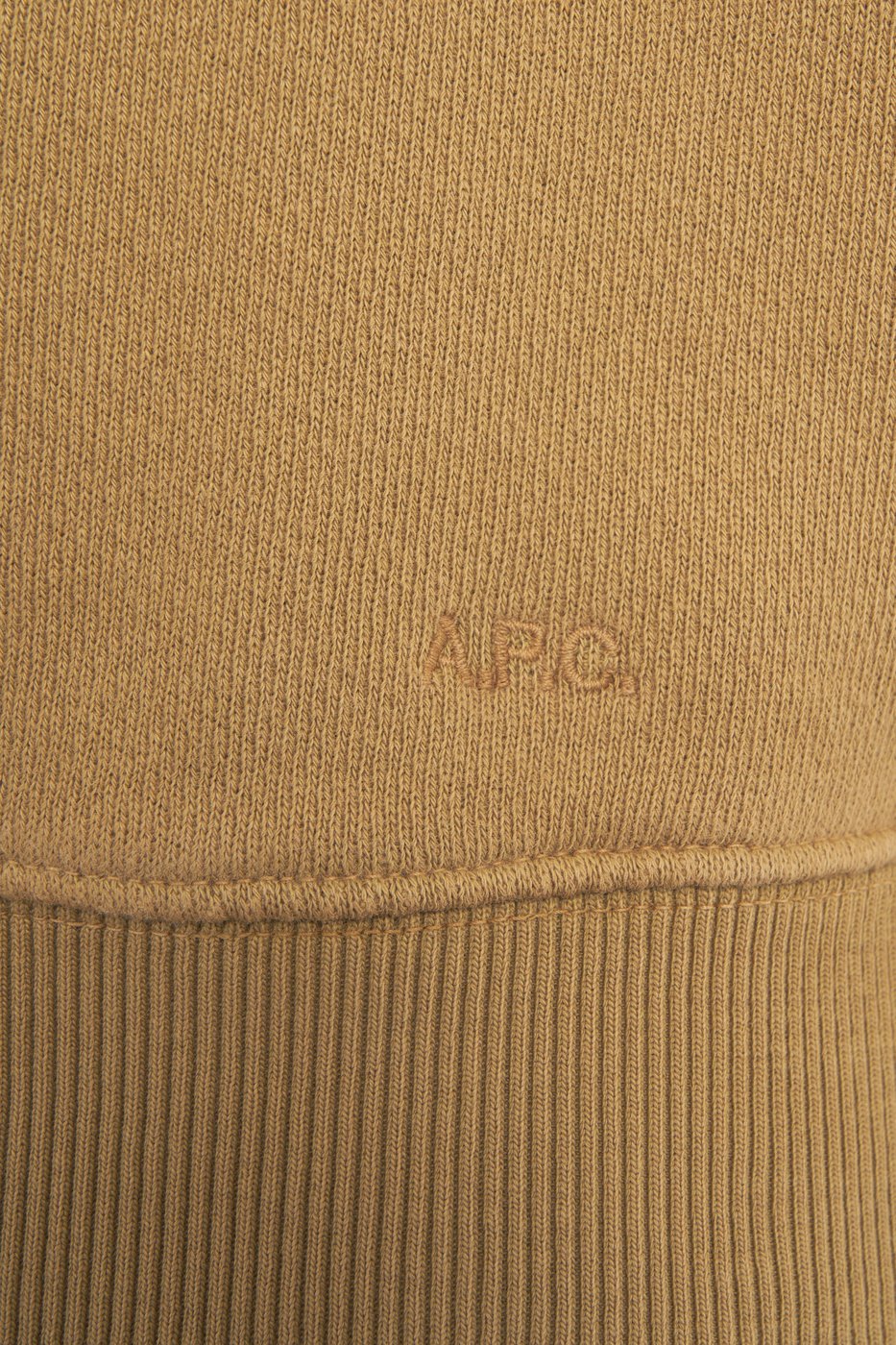 Sweatshirt with logo embroidery