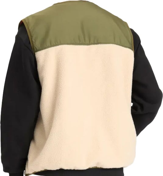 gilet khaki en beige