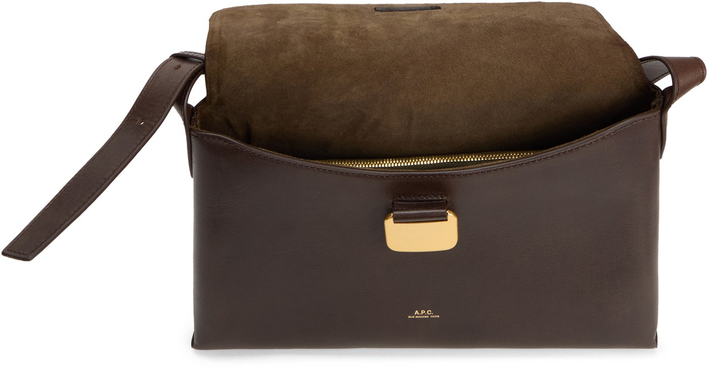 Simone leather shoulder bag