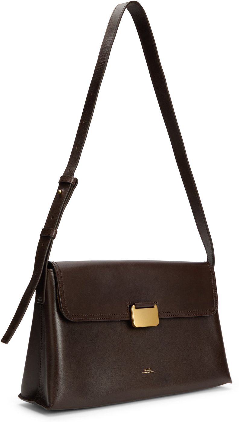 Simone leather shoulder bag