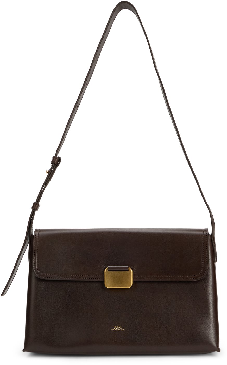 Simone leather shoulder bag