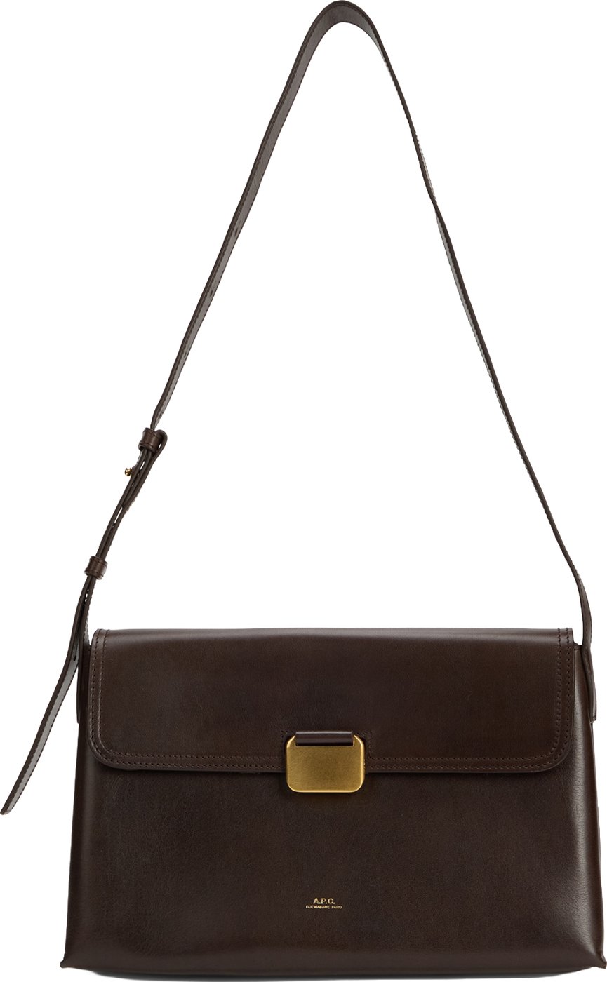 Simone leather shoulder bag
